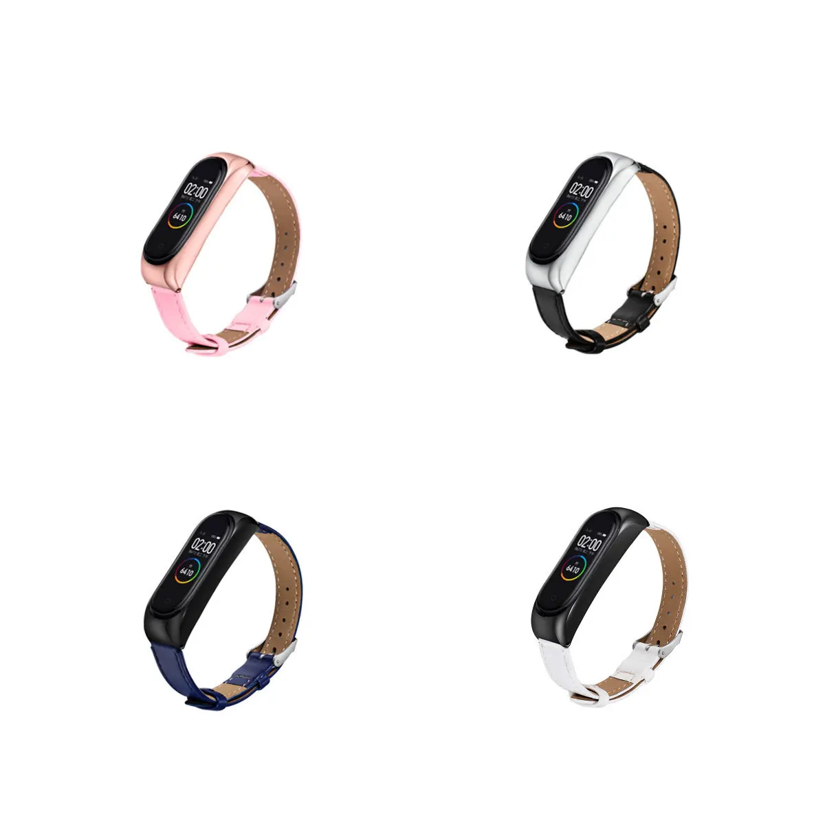 

Durable Cowhide and Alloy Strap for 4 Black Ergonomic Shape Seamless Stitching Ideal Old Band Replacement Gift Choice