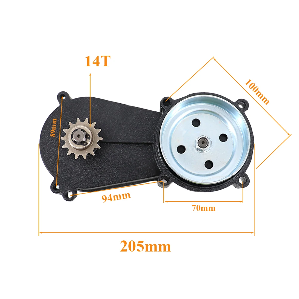 Motorcycle T8F 54T 35mm Rear Chain Sprocket T8F 126 Link Chains & 14T Transmission Gear Box For 47cc 49cc Pocket Bike Mini Moto