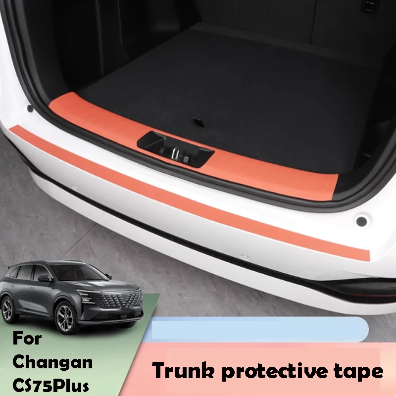 

For Changan CS75Plus 2025 Trunk Protective Tape Leather Material Car Accessories