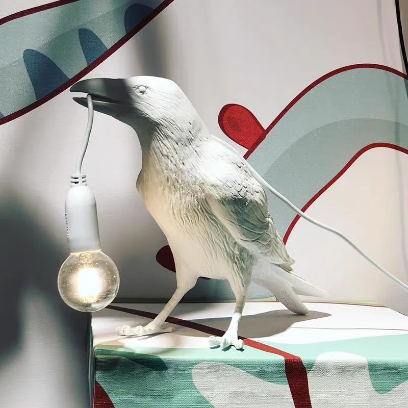 

Современная настольная лампа Lucky Bird со светодиодной подсветкой, идеальная настольная декоративная лампа для гостиной и прикроватная настенная лампа