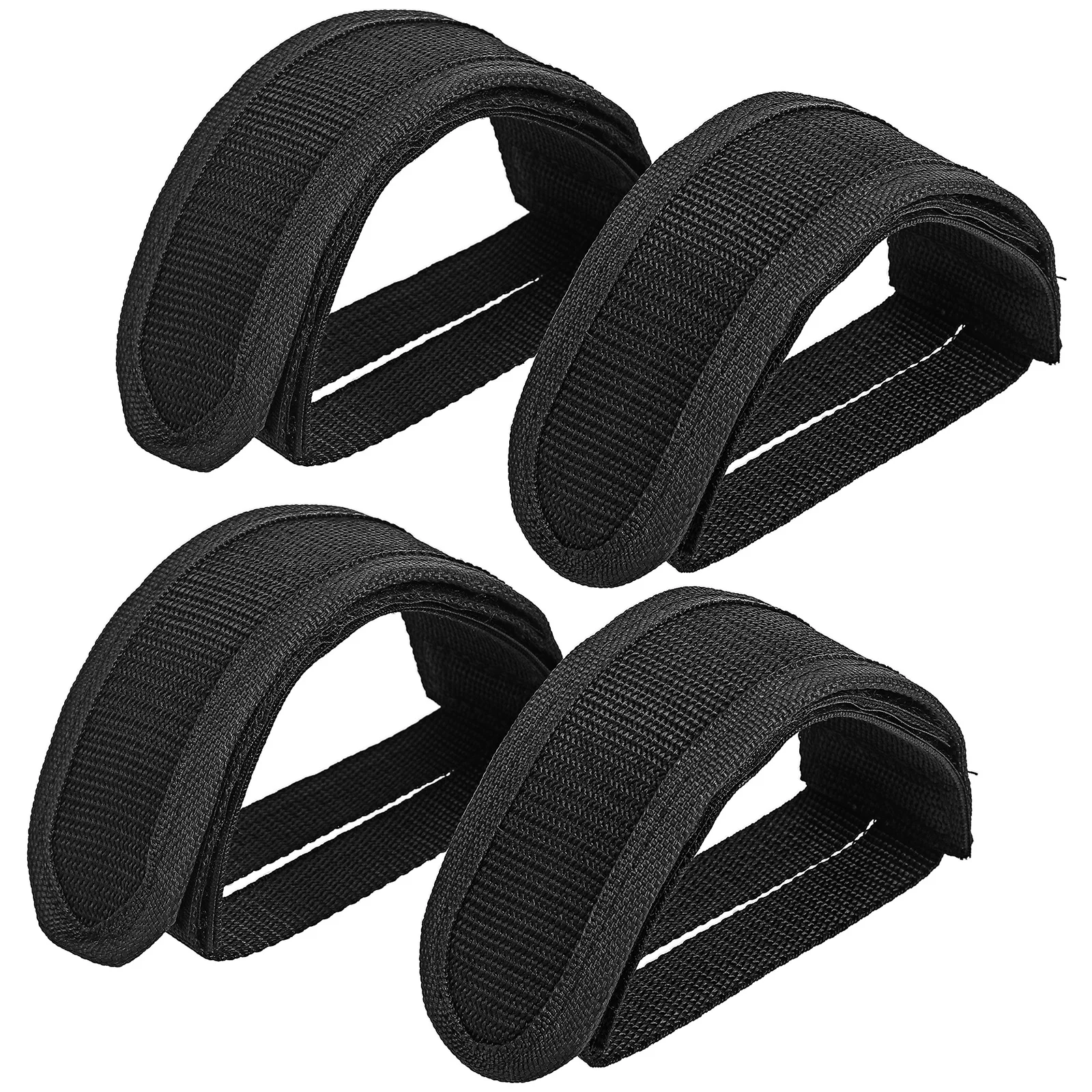 

2pcs Pedal Straps Adjustable Bike Toe Clips Cycling Foot Straps Durable Universal Fit For Road Mountain Training Exercise