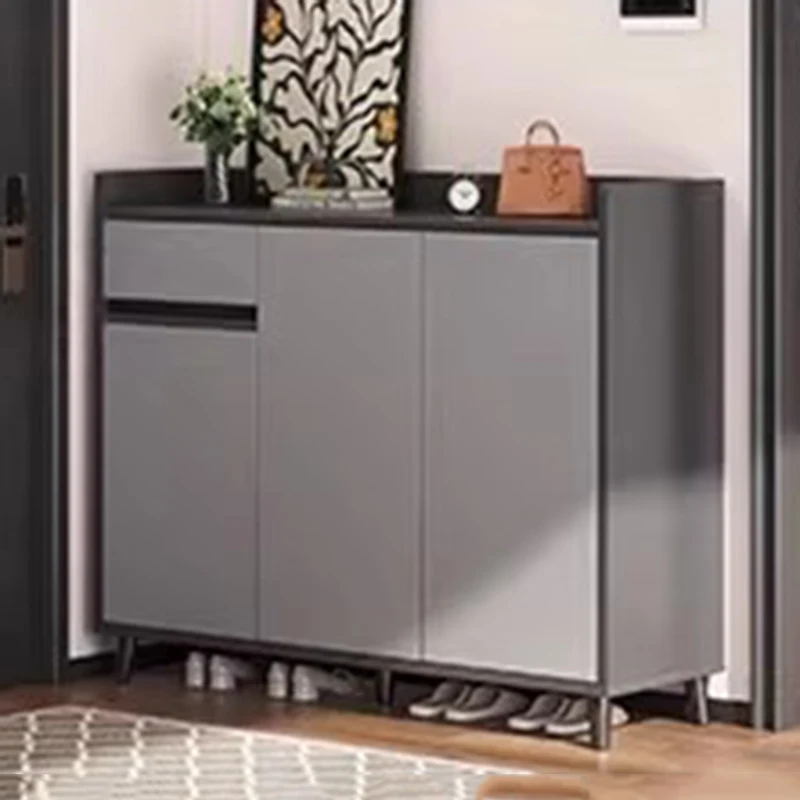 Wooden Designer Shoe Shelf College Dorm Essentials Modern Vertical Slippers Shoe Cabinet Display Gabinete Entrance Furniture