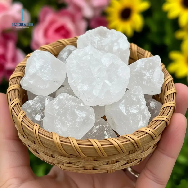 Raw Clear Quartz Stone-Natural Rough Clear Quartz Crystals Gemstones, Crown Chakra , Mineral Specimens