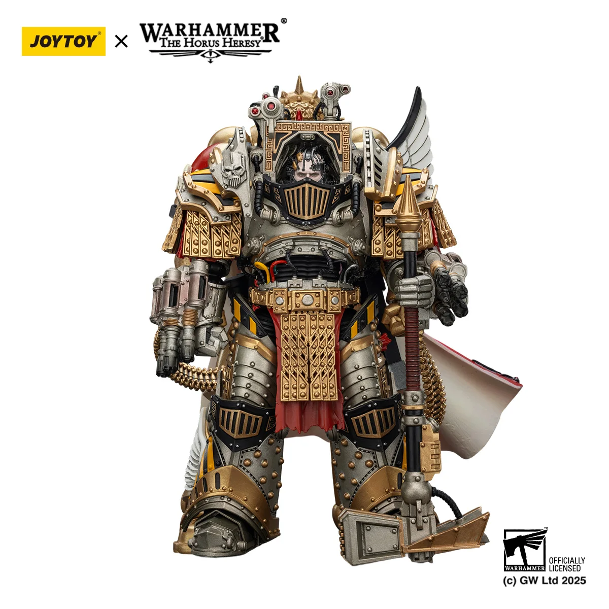 [Przedsprzedaż] JOYTOY Warhammer 40K Figurka Iron Warriors Perturabo, Primarch Legionu IV Anime Model Militarny