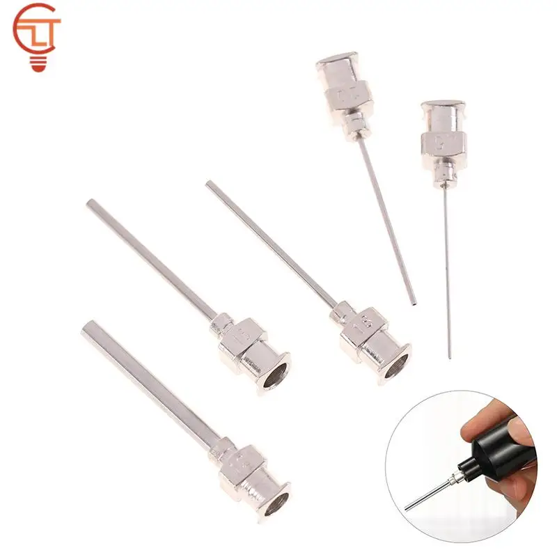 Imagem -04 - Agulha de Ponta sem Corte Seringa Dispensador Agulhas Dispensando Cola Acessórios e Suprimentos Aço Inoxidável 12g Mais 16g 18g Mais 20g 25g Peças