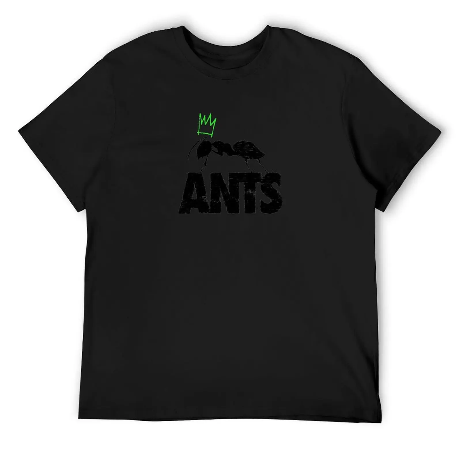 

ANTS fluorescent green crown Ushuaa Club IBIZA: MODEL white and black legend Event by La French Touch T-Shirt