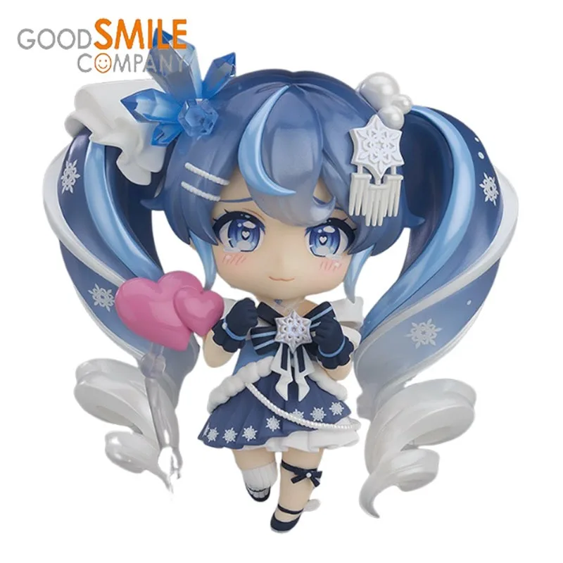 Genuine Original GSC No.2643 Hatsune Miku Snowy Future Crystal Snow PVC Action Figure Collectible Model Doll Statuette Ornament