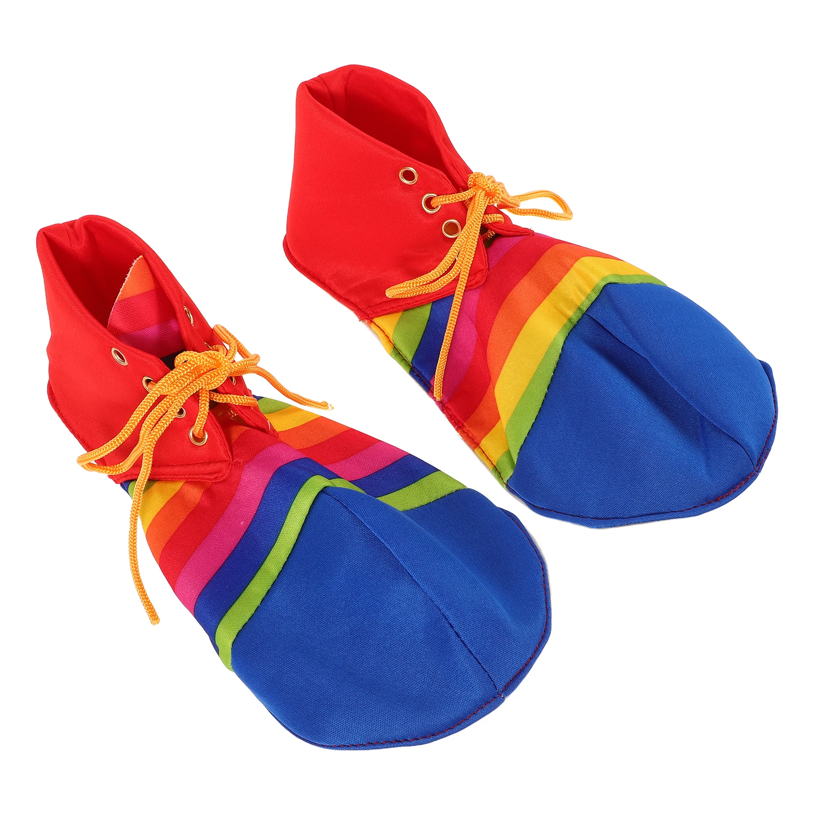 

Clown Shoes for Performance Unisex Adult Mens Costume Accessories Stage Show Dead Footwear Red Color Size Fits Halloween