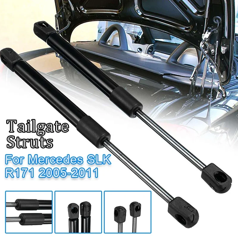 2X Car Rear Trunk Tailgate Boot Gas Spring Shock Lift  Struts Support Bar 1717500036 For Mercedes And Benz SLK R171 2005 - 2011