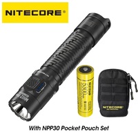 NITECORE MH12 Pro USB-C Rechargeable Compact Flashlight 505 Meters Tactical Torch with 40 LED Beam, 5300mAh Battery for Camping