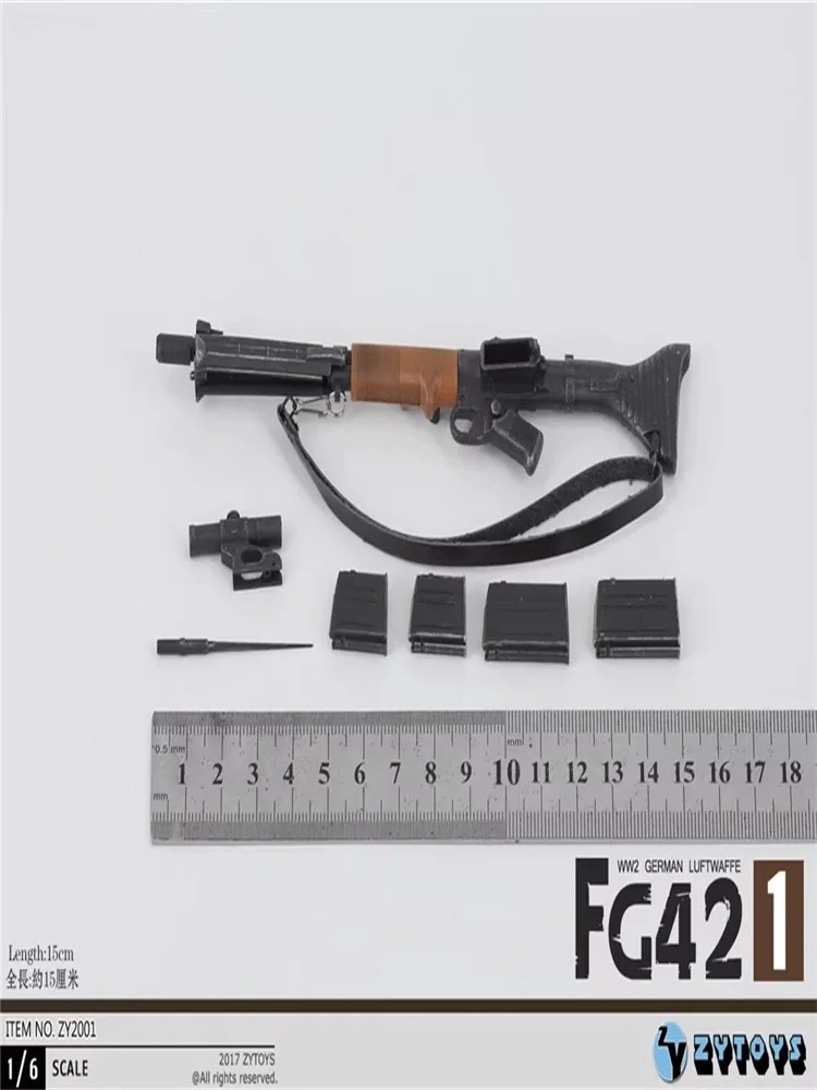 

ZYTOYS ZY2001 1/6 Soldier Scene Accessories FG42-1 Plastics Model Toy Fit 12'' Action Figure In Stock