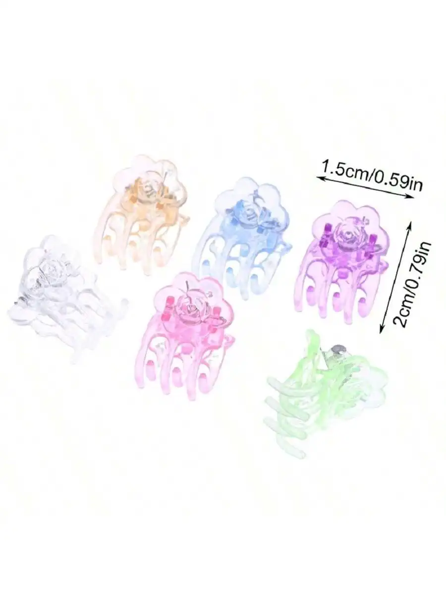 12pcs Phalaenopsis Special Clip 6 Colors Plastic Orchid Clips Garden Support Clips Orchid Flower Plant Vegetable Vine Support