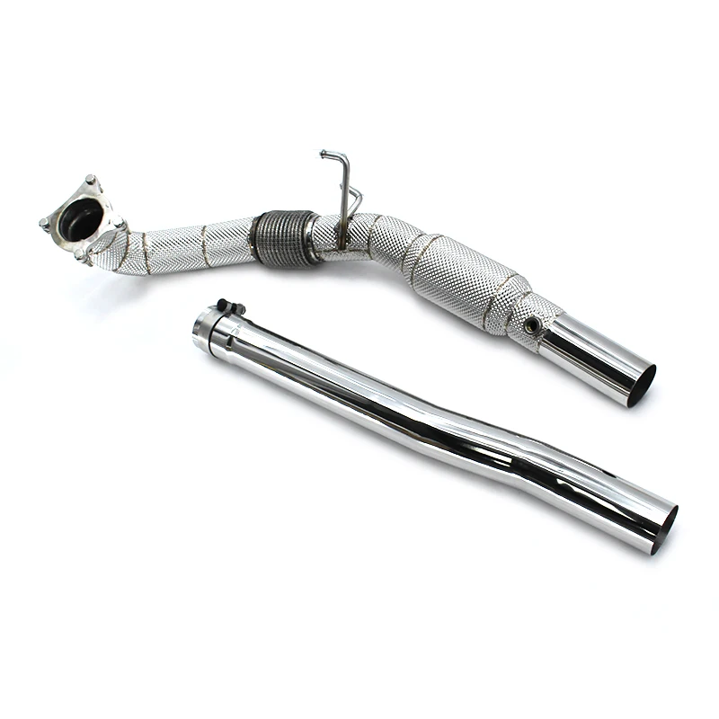 LXBY-Tubo de Escape para VW Golf 6/MK6 R20 2009-2013, Acero Inoxidable, Sistema de Escape con Catalizador