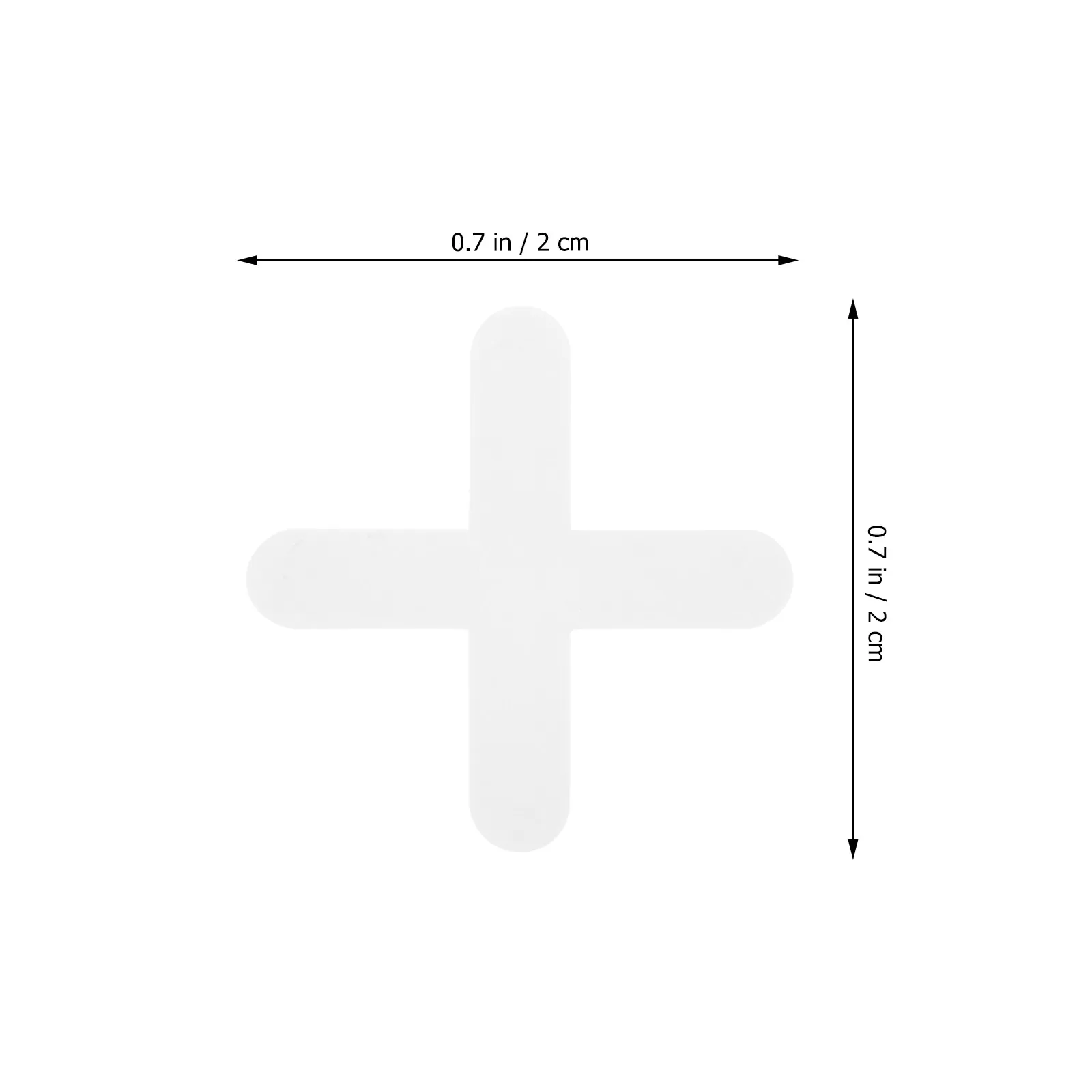 1000Pcs 4Mm Tile Spacers Leveling System Cross Shape Plastic Grout Spacer for Ceramic Tile Installation