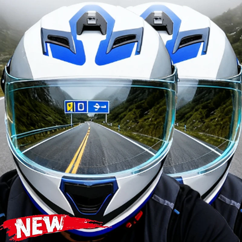 

Обновленная модель Nano, универсальный шлем, непромокаемая противотуманная пленка, наклейки на мотоциклетный шлем, аксессуары для безопасных шлемов для вождения
