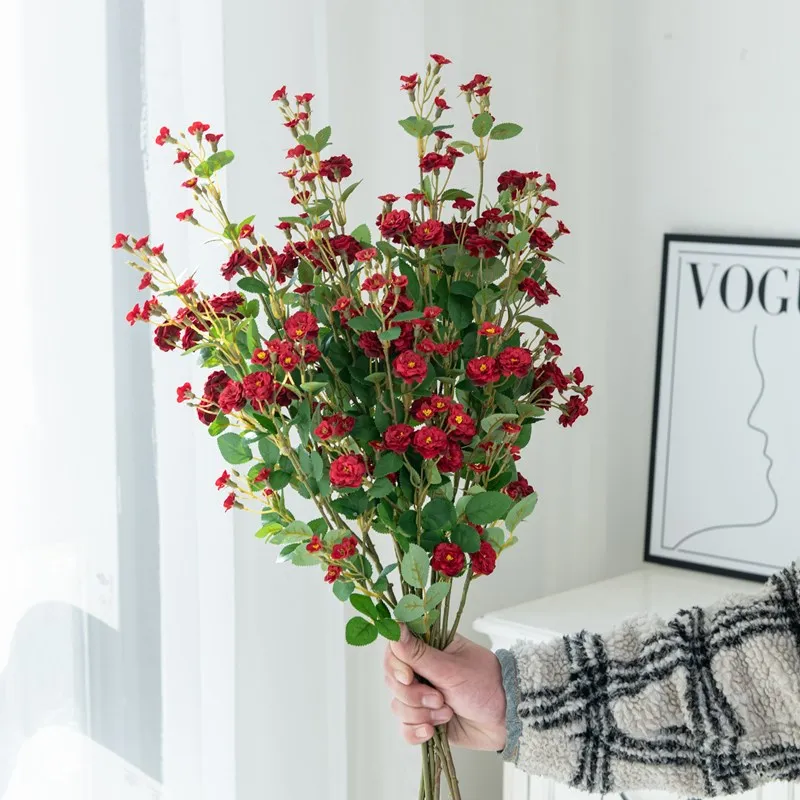 Künstliche Blumen Handgefertigte Gänseblümchen für Zuhause, Tisch, Vase, Garten, Festival, DIY-Kranz, Hochzeit, Brautstrauß, Bonsai-Dekoration – Detail 3