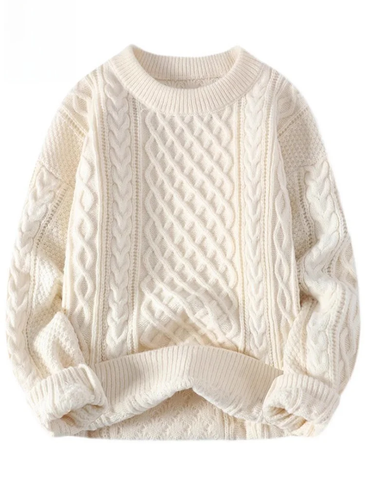 

TUCANO Thiened вязаный свитер мужской осенне-зимний свободный свитер для пар irt Faionable Fce Long Sve round Ne свитер