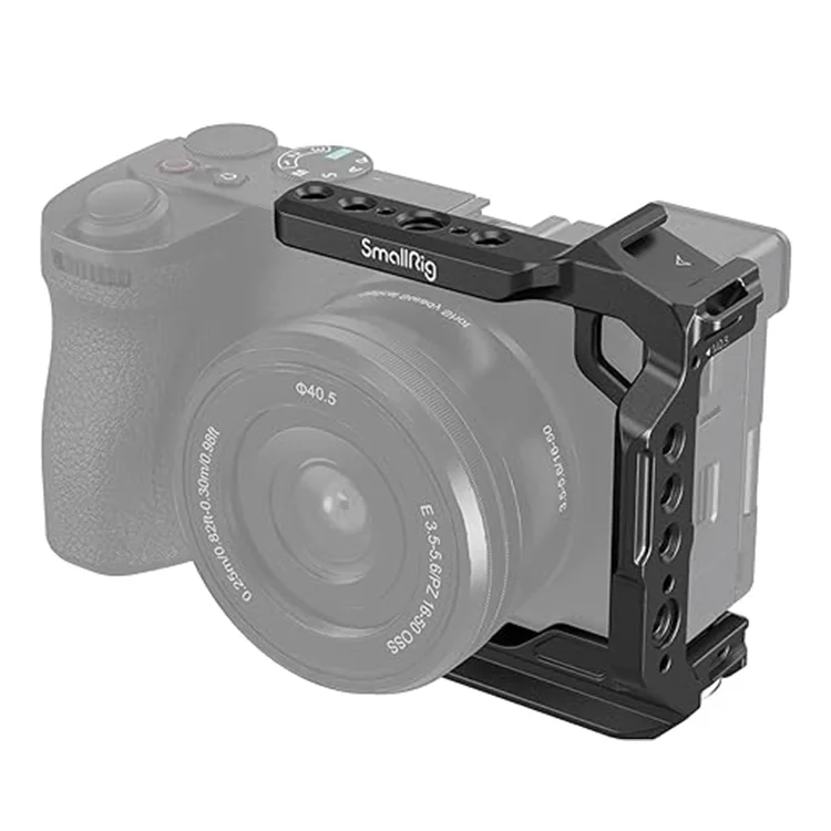

SmallRig Half Cage for Alpha 6700/6600 /6500/6400 Camera Video Cage with Shoe Mount Threaded Holes - 4337