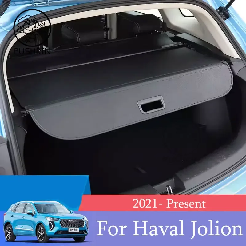 For Haval Jolion 2022 2023 Car Rear trunk Curtain Cover Rear Rack Partition Shelter Interior Car-styling Decoration Accessories