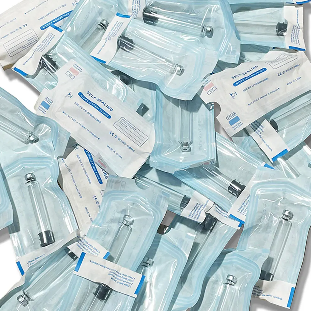 1000Pcs Sterile Insulin Cartridges 3ml Empty Cassette Bottles for Insulin Injection Pen Individual Packaging Medical Aesthetics