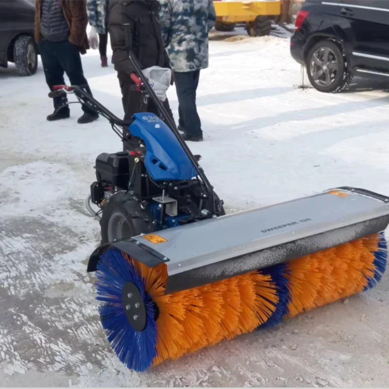 

New and Used Hand-Held Snow Sweeper with Electric Start Engine Motor Gear Core Components for Farm Construction Industries