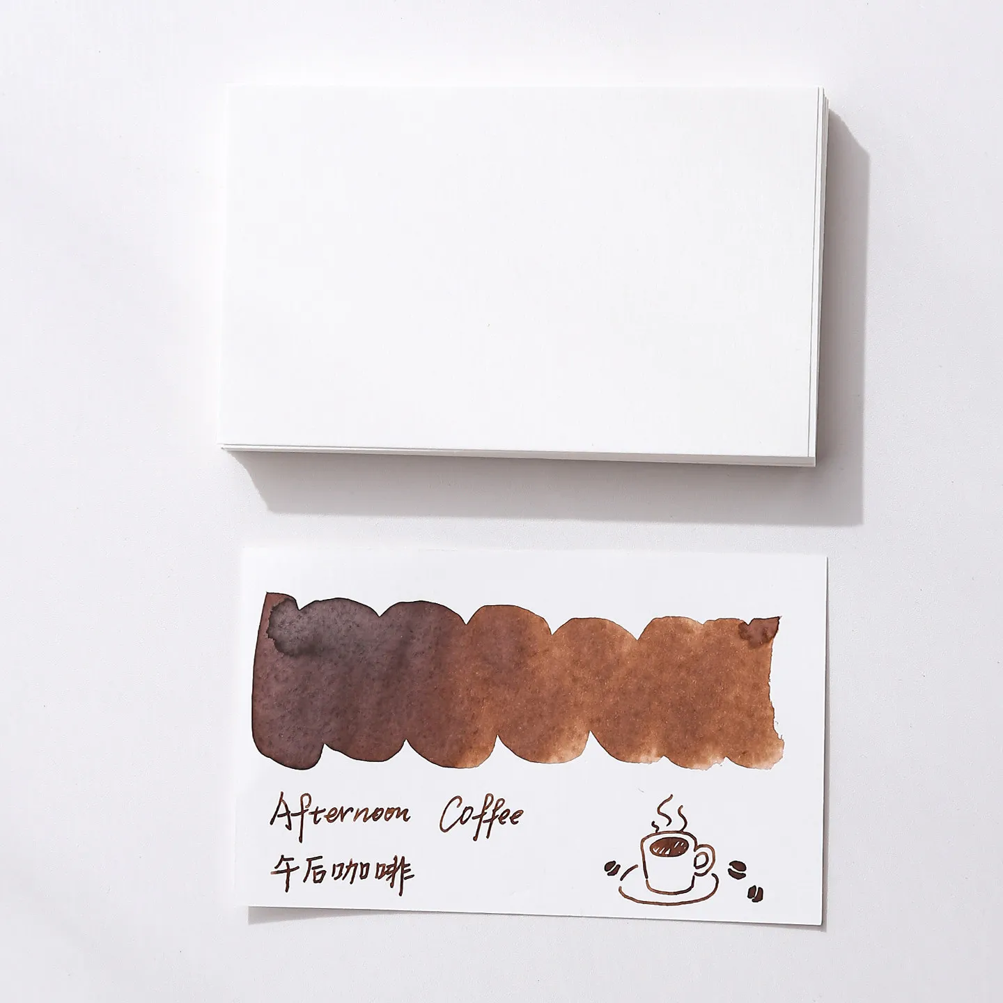100 Sheets Sheen Fountain Pen Ink Test Cards 54x90mm Swatch Watercolor Paper Chromatography Paper School Supplies Stationery