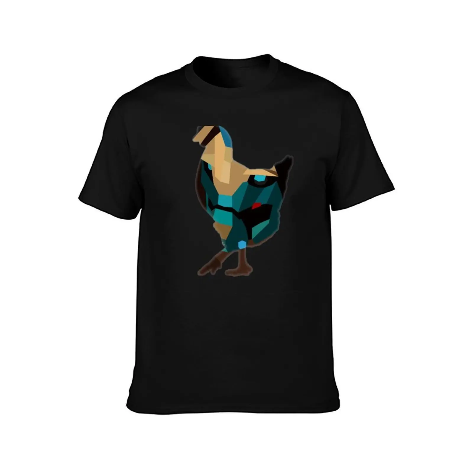 Destiny The Colonel T-Shirt, Summer Casual Cotton Tee, Oversized Streetwear Tops, Vintage Graphic Print, Loose Fit Short Sleeve