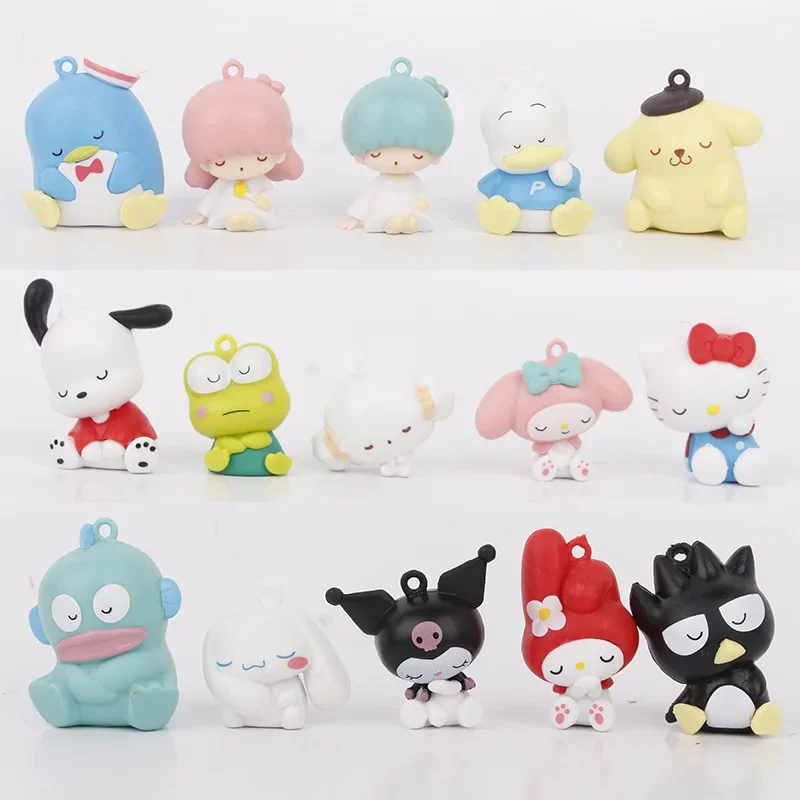 Sanrio Characters Shoulder-to-Shoulder Mini Action Figures - Collectible Mini Figure 1pc ramdom color