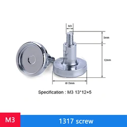 50-500Pcs/Lot M3 1208/M3 1313/M3 1317 Magnet Screws for Indoor M3 Screw Hole Position P1.86 P2 P2.5 P3 P4 P5 P6 P10 LED Module