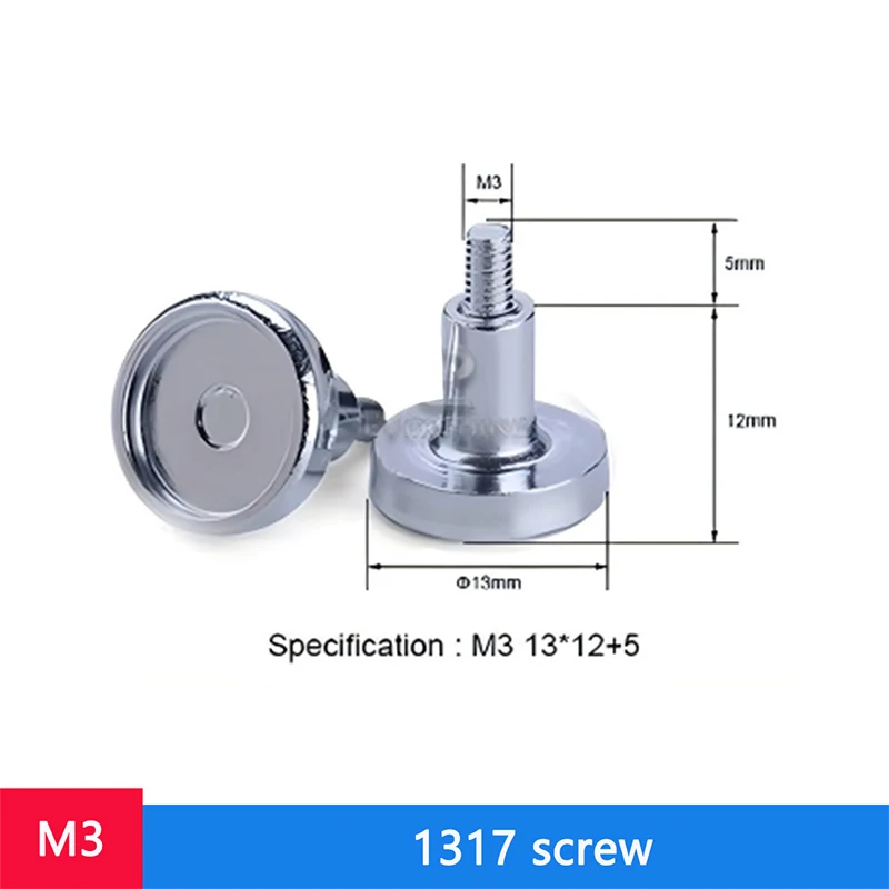 50-500Pcs/Lot M3 1208/M3 1313/M3 1317 Magnet Screws for Indoor M3 Screw Hole Position P1.86 P2 P2.5 P3 P4 P5 P6 P10 LED Module