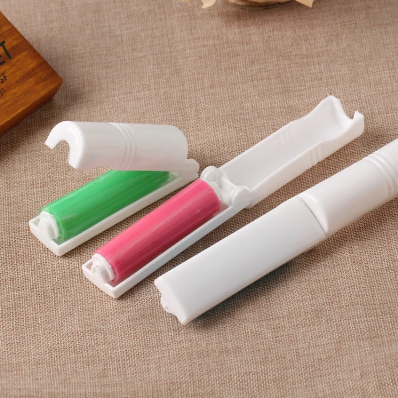 Dust Remover Clothes Fluff Dust Catcher Dust Drum Lint Roller Recycled Foldable Drum Brushes Hair Sticky Washable Portable