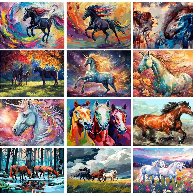 5D DIY Diamant Malerei Pferd Kreuzstich Kit voller Diamant Stickerei Malerei Mosaik Kunst Strass Home Dekoration Bilder