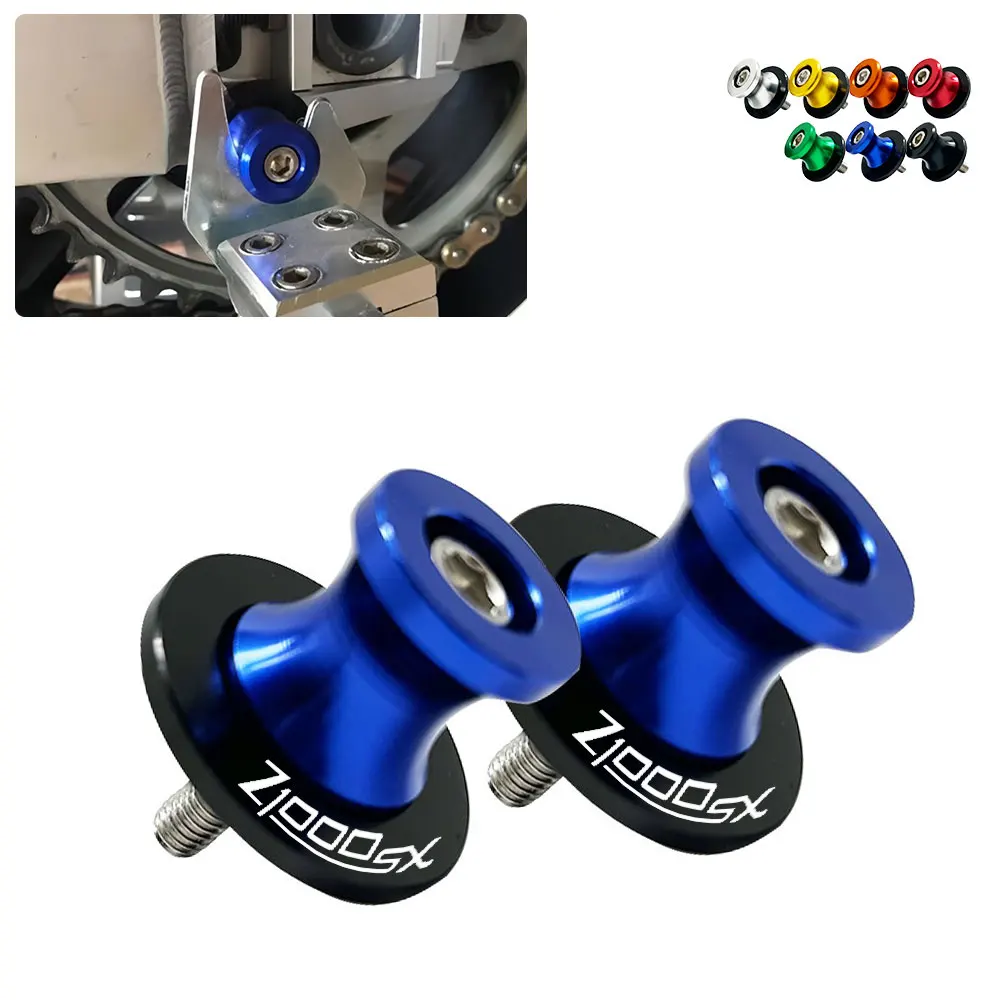 

New Fit For Kawasaki ZX6R ZX636 Z1000SX ZX10R Motorcycle Accessories 10MM Swingarm Spool Slider Stand Screws