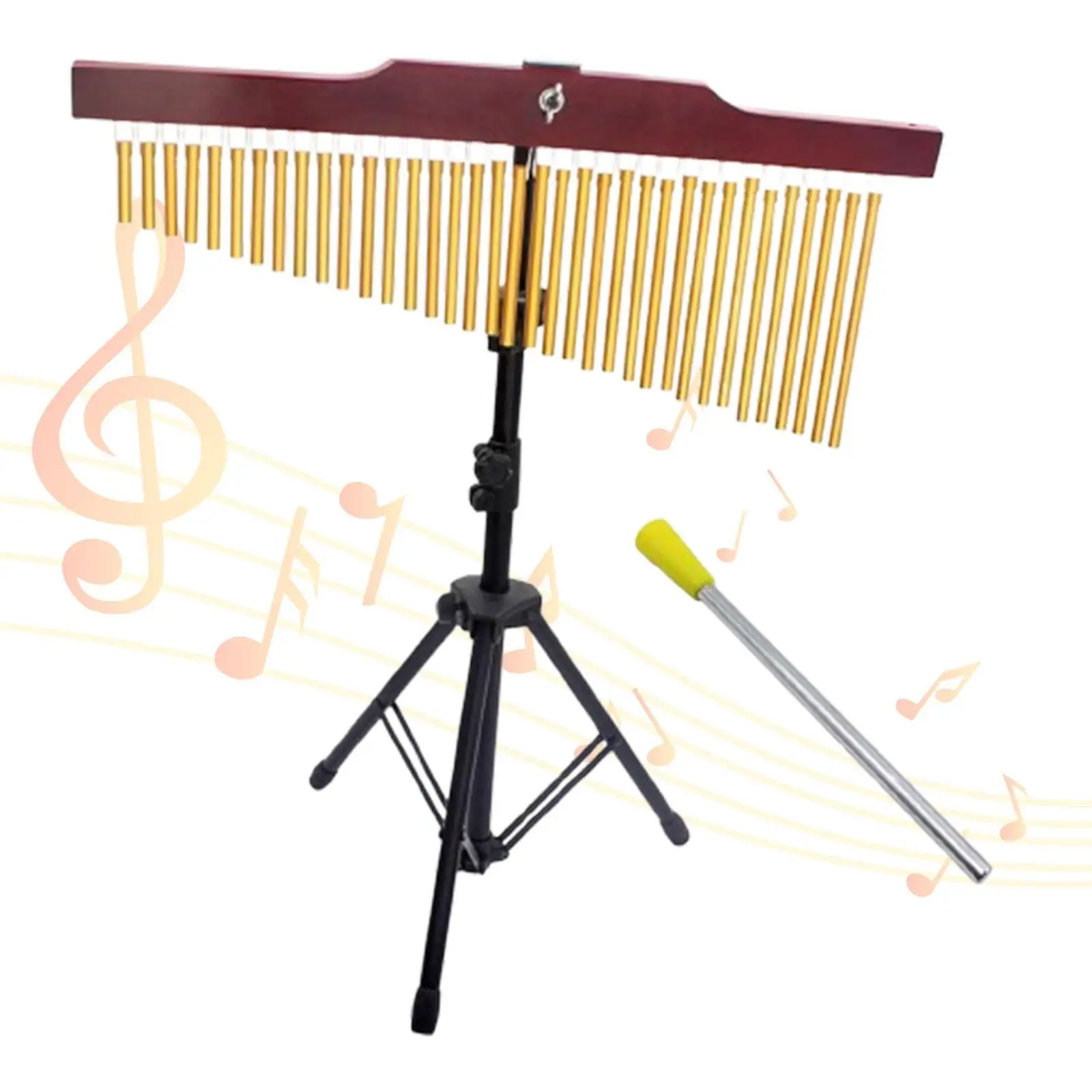 

36 Note Single Row Wind Chimes Percussion Instruments for Practice Classroom