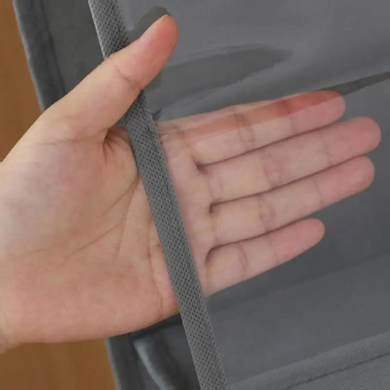 1 Stück platzsparender, mehrschichtiger Organizer zum Aufhängen – aus strapazierfähigem, nicht gewebtem Material, geeignet für Handtaschen, Geldbörsen und Accessoires. – Detail 4