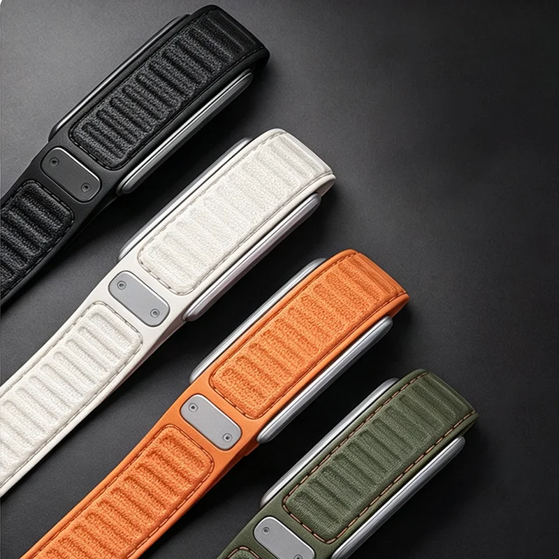 Nylon Silicone Strap for Whoop5.0 MG Sweatproof Adjustable Band for WHOOP 5.0 One+Peak Sport Outdoor band Smartwatch Accessories