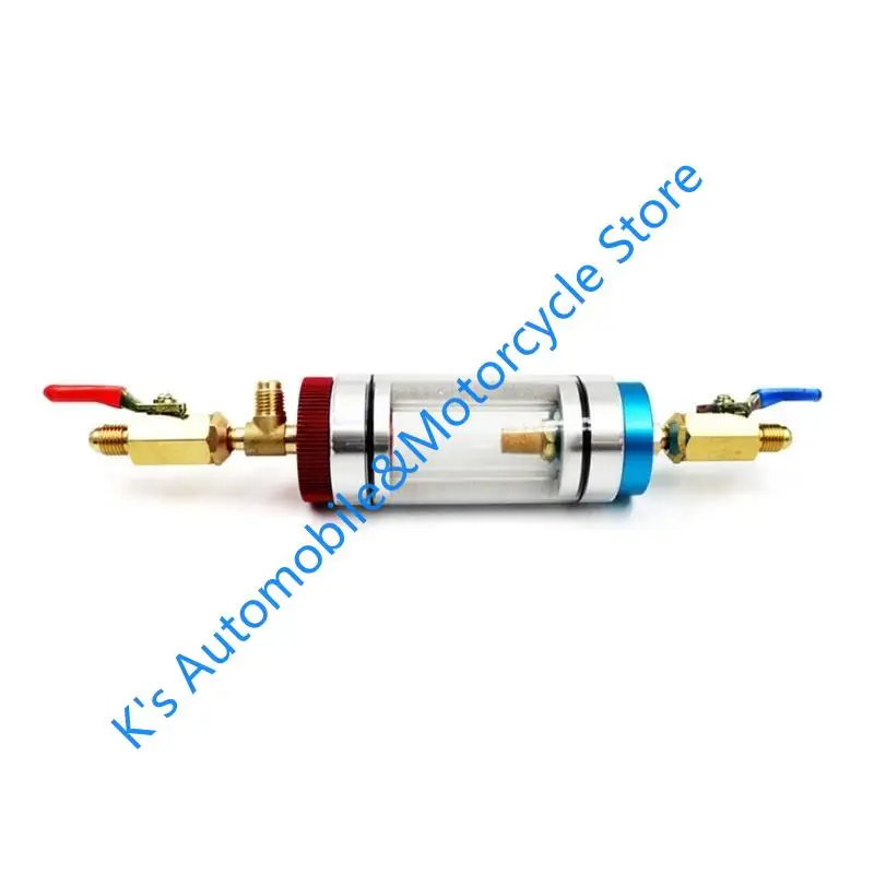 

Q39F Automotive R134 Coolant Oil Filling Analysis Tool Equipment with Pressure Gauge Suitable for Car Air Conditioning Repair