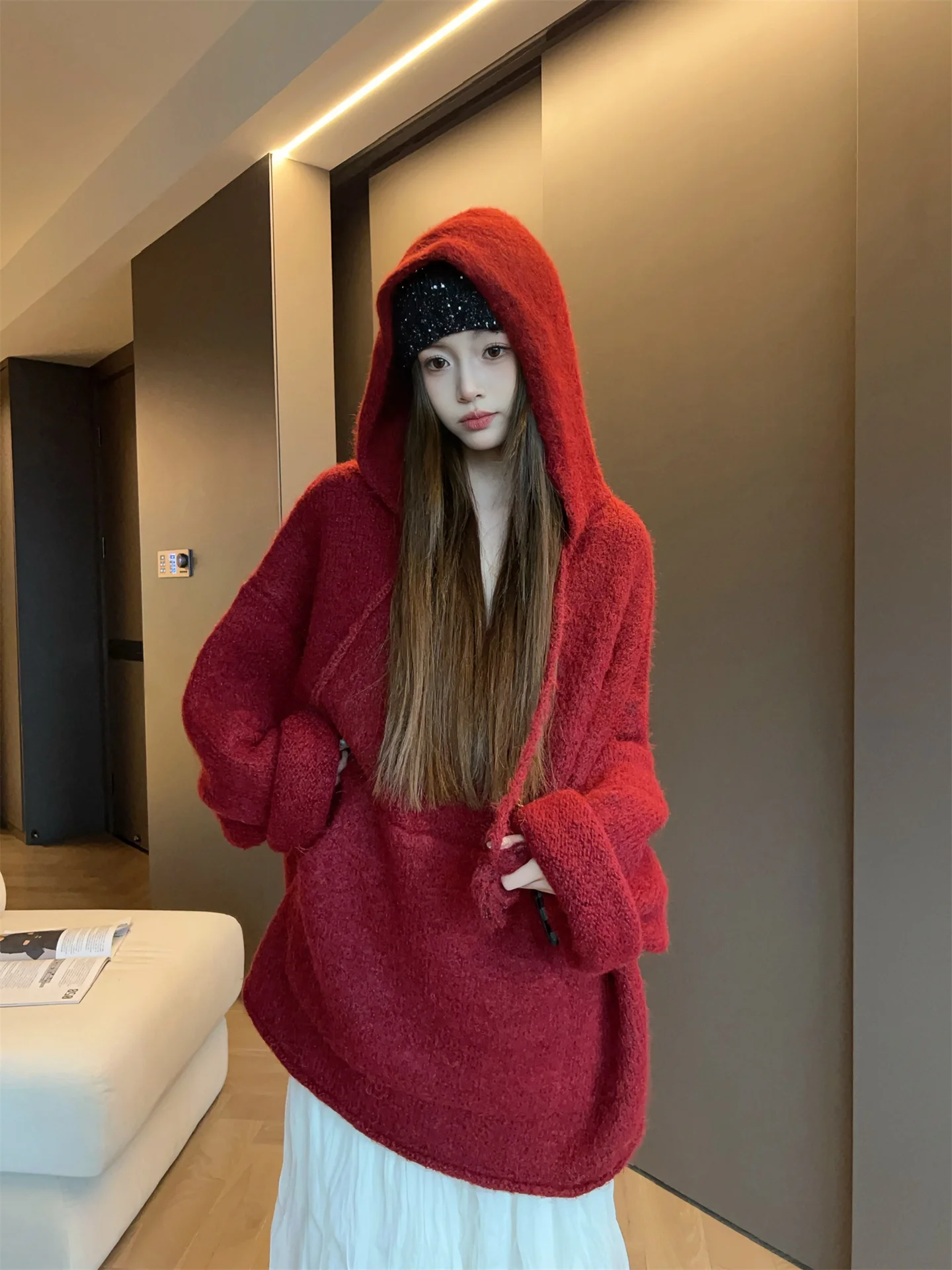 

Loose Women's Hoodie Faionable Comfortable Lazy Sle Winter 2025 New Arrival Versatile Small Size Trendy Top Sweatirt