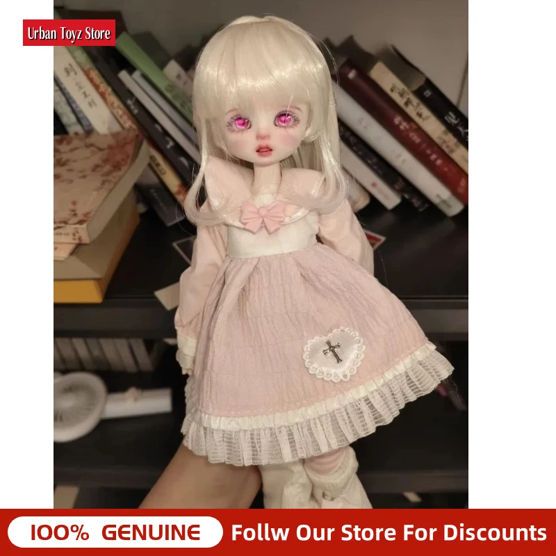 1/6 Mjd Custom Repainted Bjd Full Set Handmade Lolita Outfit Dress Up Movable Doll Collectible Gift For Custom Doll Collectors