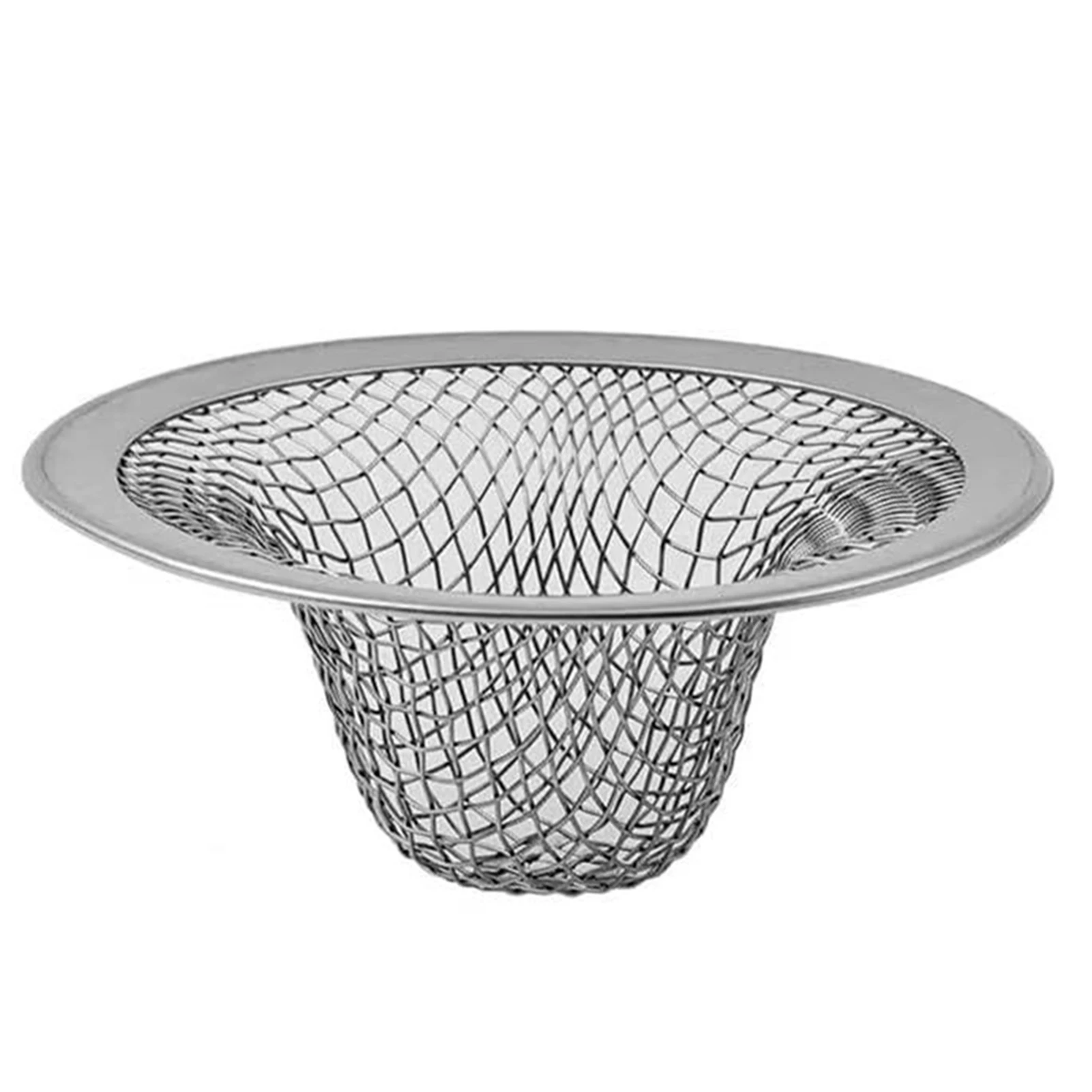 6pcs Mesh Metal Sink Strainer piccolo cestino per capelli in acciaio inossidabile Catcher per lavello da cucina bagno vasca da bagno lavabo