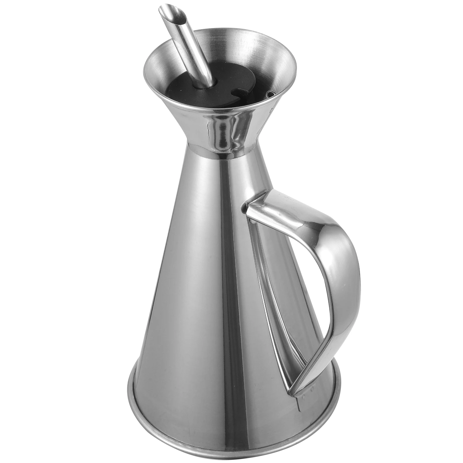 

Stainless Steel Leakproof Oil Dispenser Non Drip Kitchen Vinegar Bottle Sauce Container Condiment Pourer Oil Dressing