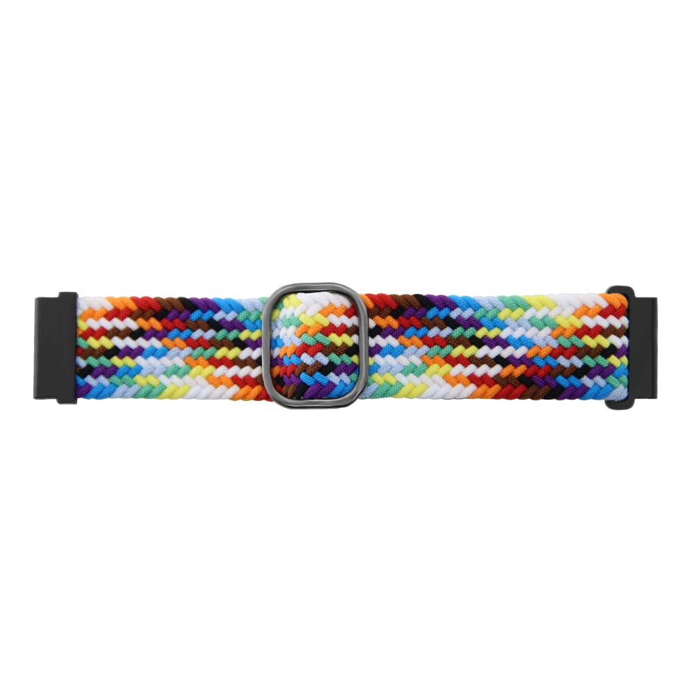 

22mm Nylon Elastic Woven Strap For Amazfit Series Quick Release Hard-wearing Sliding Metal Buckle Adjustable Watch Band Unisex