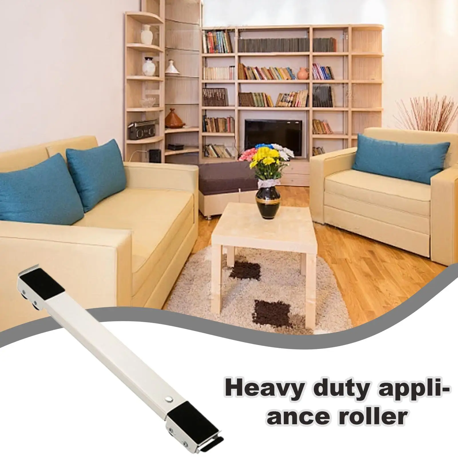Heavy Duty Appliance Rollers Extendable Furniture Mover Slider Base Washing Machine Stand Wheels For Washer Dryer Refrigerators