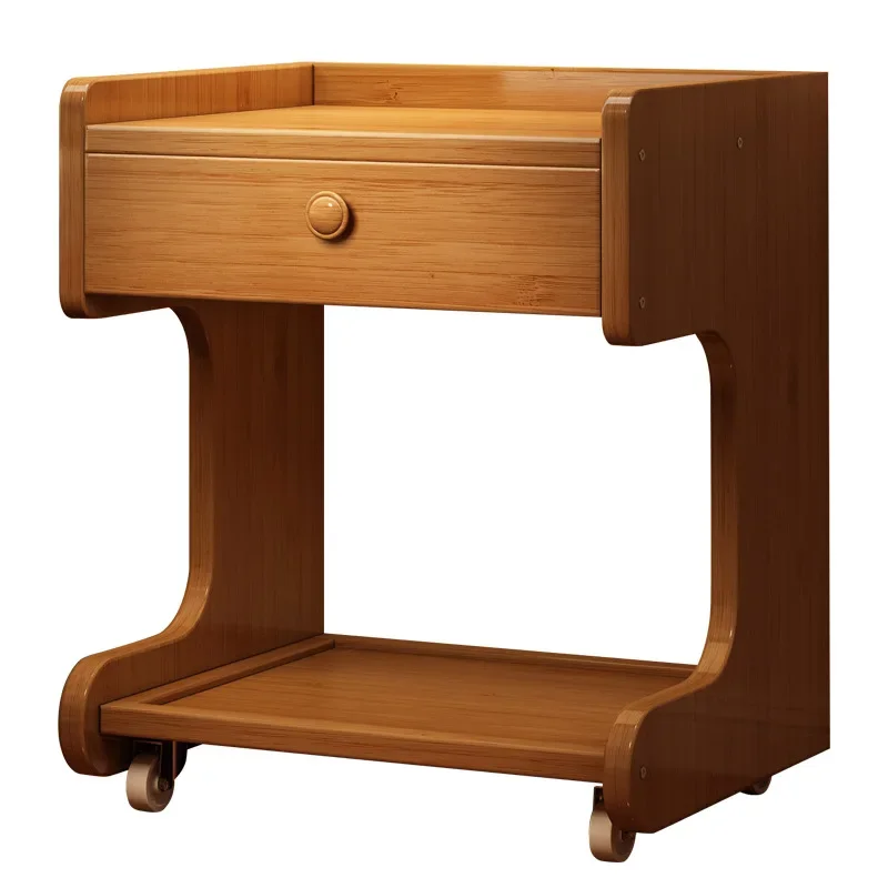 Bedroom bedside shelf Modern minimalist with pump removable bedside table