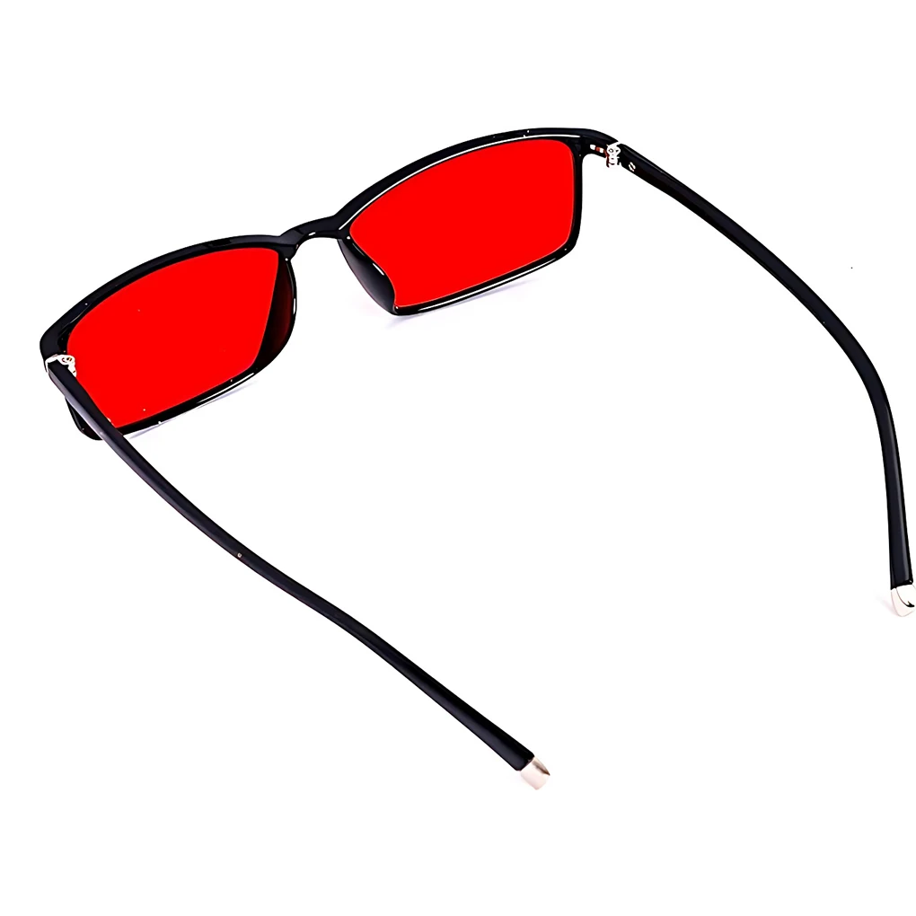 2 Lightweight Red Green Color Blind Glasses Clear Lenses For Clear Vision Blindness Corrective Glasses