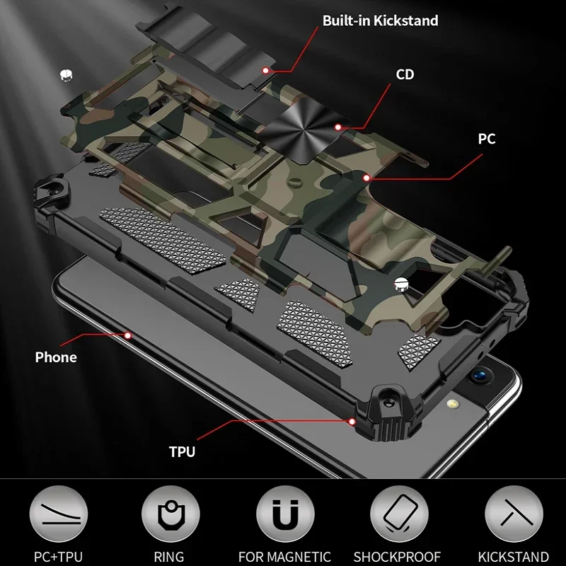 Shockproof Case For Samsung Galaxy S25 Ultra S24 S23 S22 A13 A04 A33 A53 A23 A14 A54 A34 A24 A15 A35 A05 A55 A06 A16 M23 F23 M13