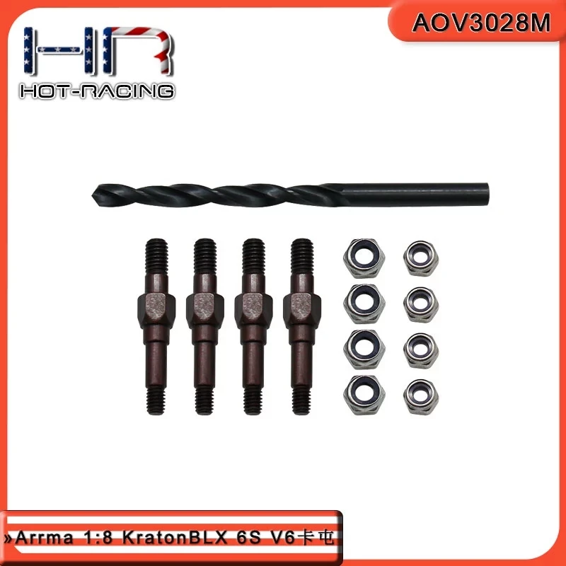 

HR Arrma 1:8 KratonBLX 6s V6 Kraton reinforced S2 steel M5 damper mounting screws