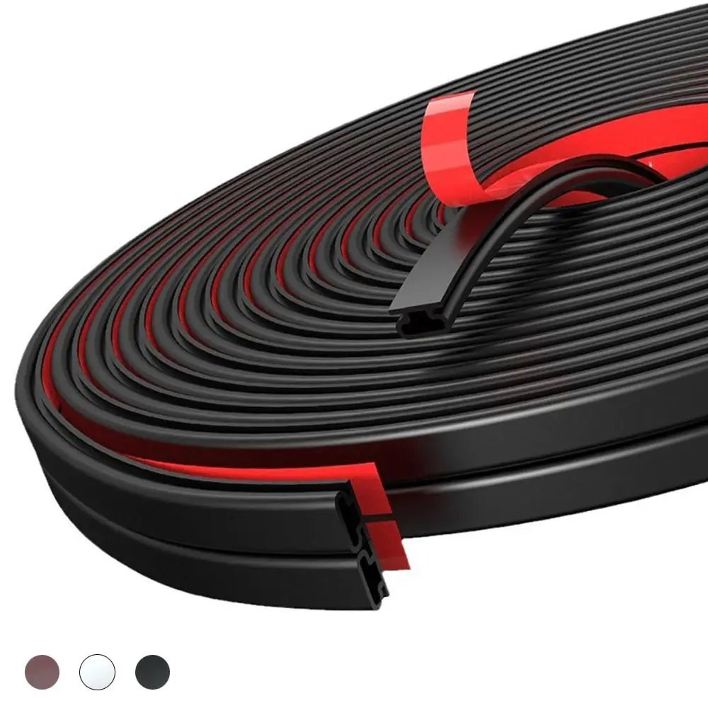 

6 м уплотнительная лента для двери, самоклеящаяся резиновая звукоизоляционная ветрозащитная D-образная форма, защитная дверная рама