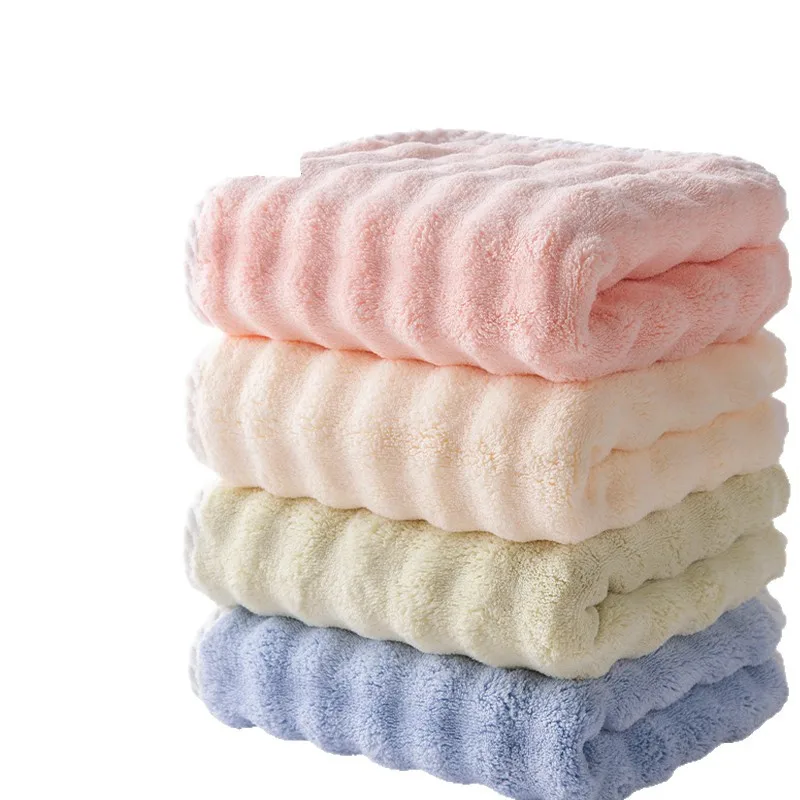 Coral fleece towel 7A antibacterial, softer and quick-drying than pure cotton, adult face washing and bathing