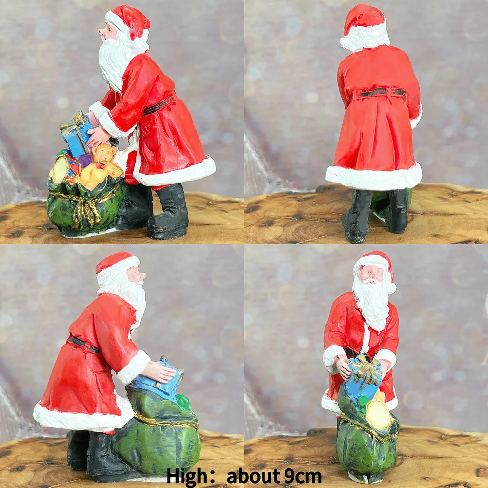 Santa Claus Resin Mini Figurines - usage example